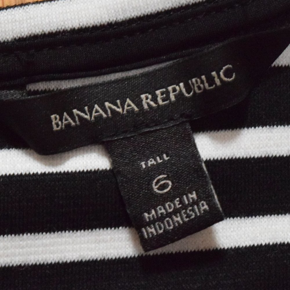 Banana Republic Striped Ponte Dress in Women's Size 6T - Picture 8 of 15